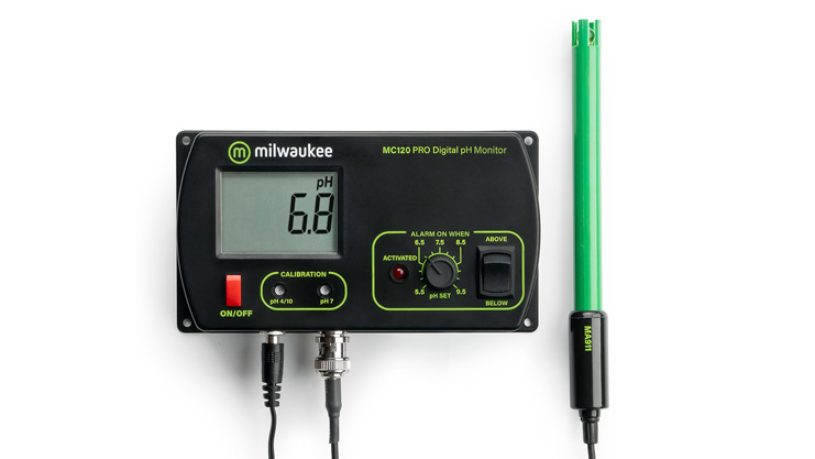 Milwaukee pH Monitor MC120 Pro Digital pH Monitor